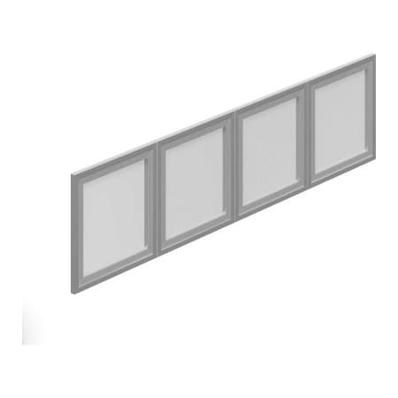 Gec Offices To Go - Silver Doors for 66" Hutch SL66SIDR